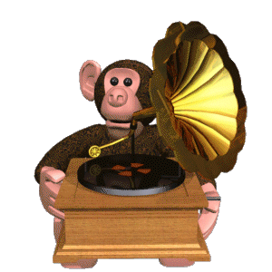 Hear no evil animated monkey gif