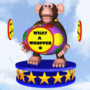 Monkey with a big Easter egg